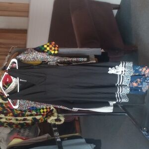 Black & White Midi Dress